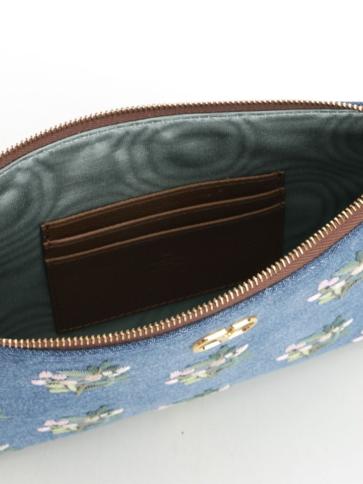 Valentino Garavani Vlogo Signature Wallets - Blue | e42aca632458caf081ec2524ce91444b6d1698d9