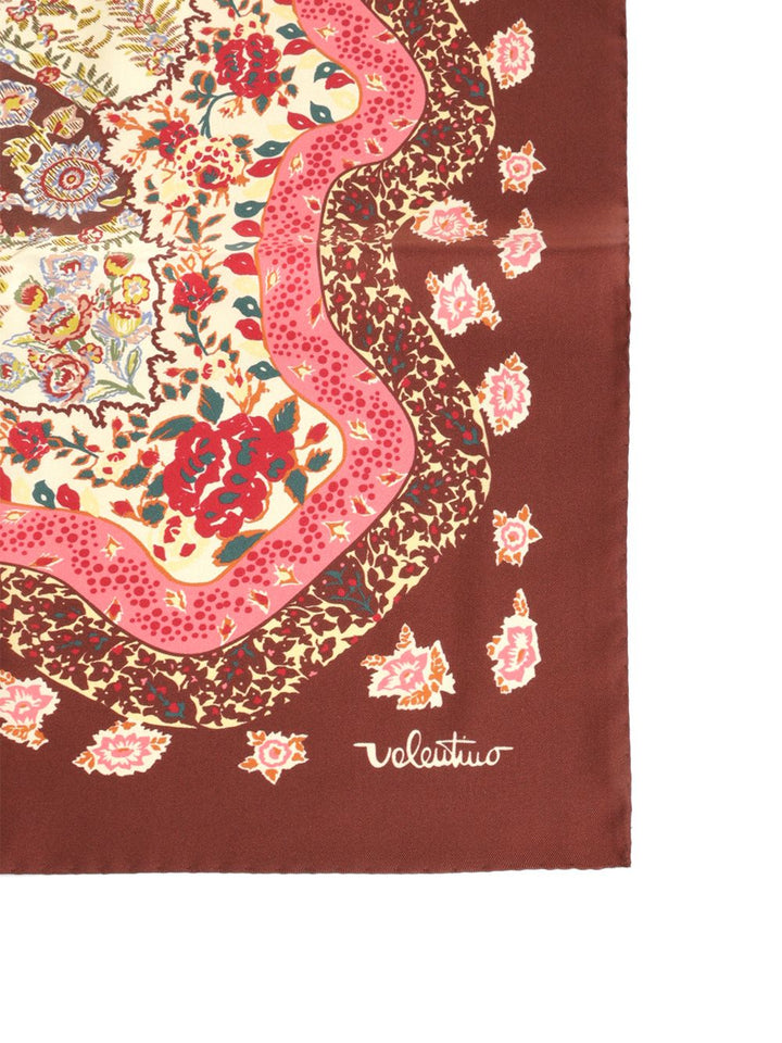 Valentino Garavani Printed Scarf Scarves And Foulards - Multicolor | f21db9be09f55e179a252ca72927e3118a84d927