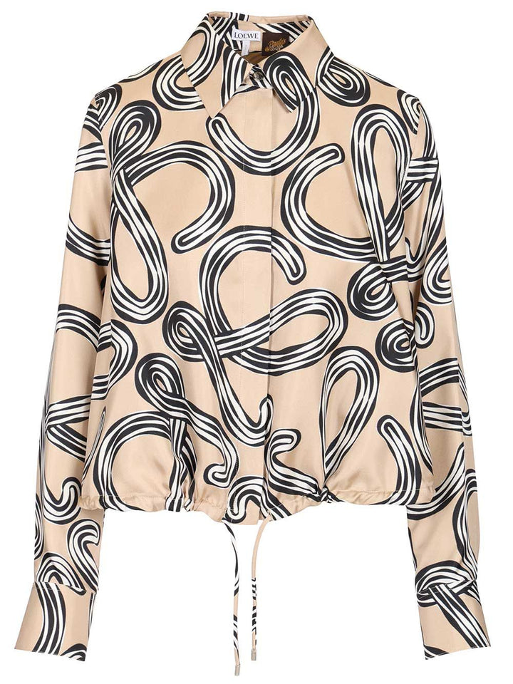 Loewe Silk Balloon Shirt Shirts - Beige | aa15f6826c9298b85bb06e113d9fe1b2f4cc61c4