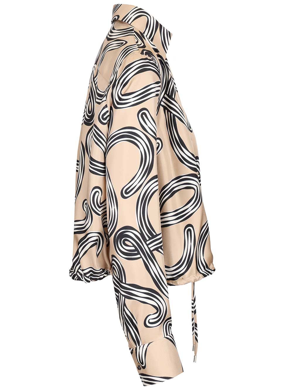 Loewe Silk Balloon Shirt Shirts - Beige | f500a7350e28b25e70b3fe997b9f7b1f4bb9c35e