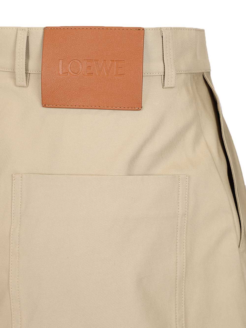 Loewe Shorts Trousers - Beige | 1539f06bd6cbf0e21198e4c514199fef729192a2