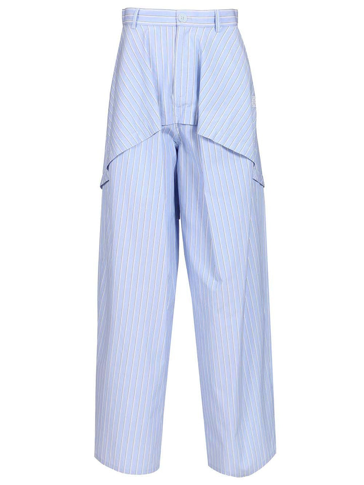 Loewe Cotton Trousers - Light blue | e73231848124f4a1e58ba0597af400079d30ed38