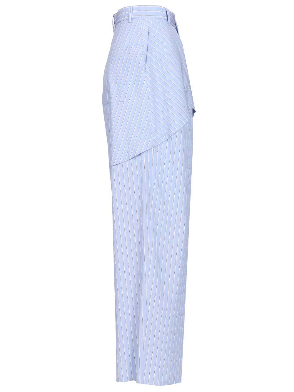 Loewe Cotton Trousers - Light blue | dc122497afed058df37b24b6c49598540bac1528