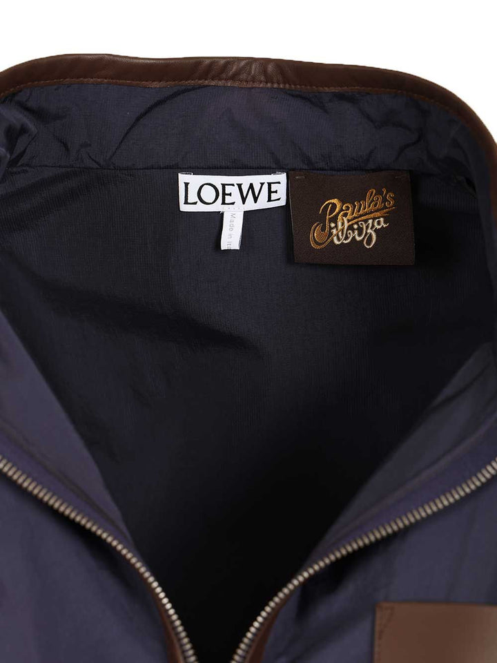 Loewe Hooded Jacket In Technical Fabric Jackets - Blue | c52f6f821fae48cac5719d4ea820df06c1530c82