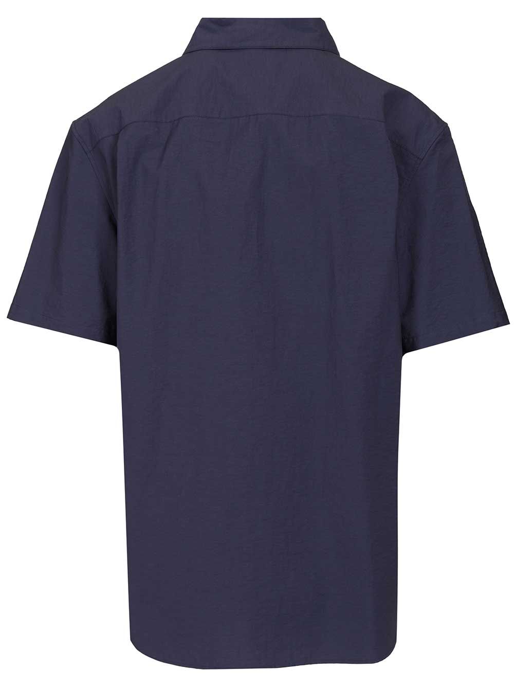 Loewe Short-Sleeved Shirt Shirts - Blue | ccf85f3ee258cb215882bf7604b0934e1ae9aa3f