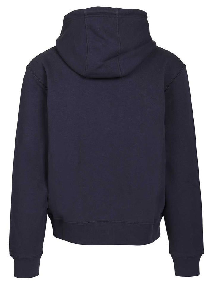 Loewe Cotton Hoodie Sweatshirts - Blue | 12cb3ace261a81f971875ee5fc208c2a41780b84