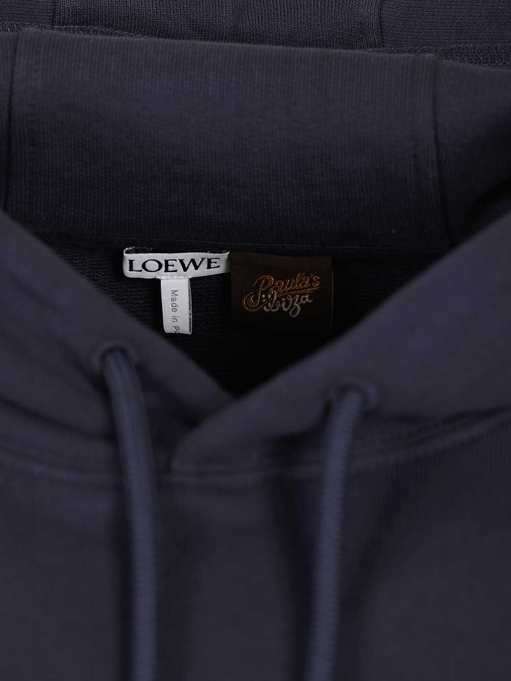 Loewe Cotton Hoodie Sweatshirts - Blue | a515b822fecc422bd2efb499e4bc7da58660d0c4