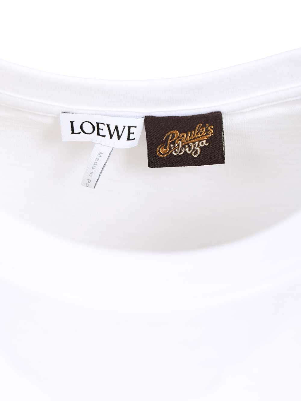 Loewe Relaxed Fit Cotton T-Shirt - White | 101a57db9be4fc329b28fd74f3a2ce45dd90240a