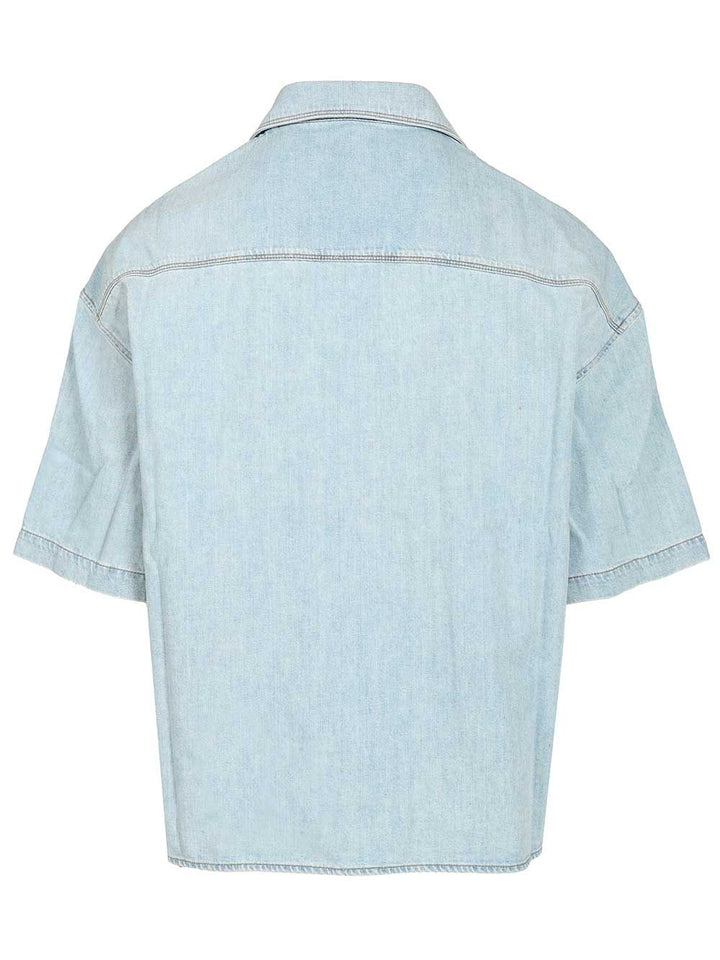 Loewe Short Sleeve Shirt Shirts - Light blue | 92cec5afc2c0176c0bb7214e896201801cf571bd