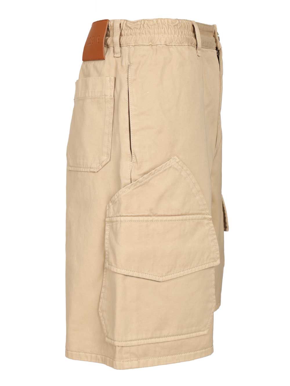 Loewe Cargo Shorts Trousers - Beige | e69334fb5ae9ccf055e60802d8de87502da0c2fa