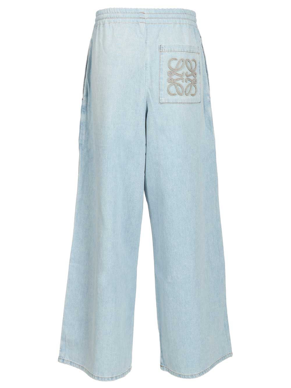 Loewe Drawstring Trousers - Light blue | cb273f99dd815a60ab23480d4d8736d30e0162cf