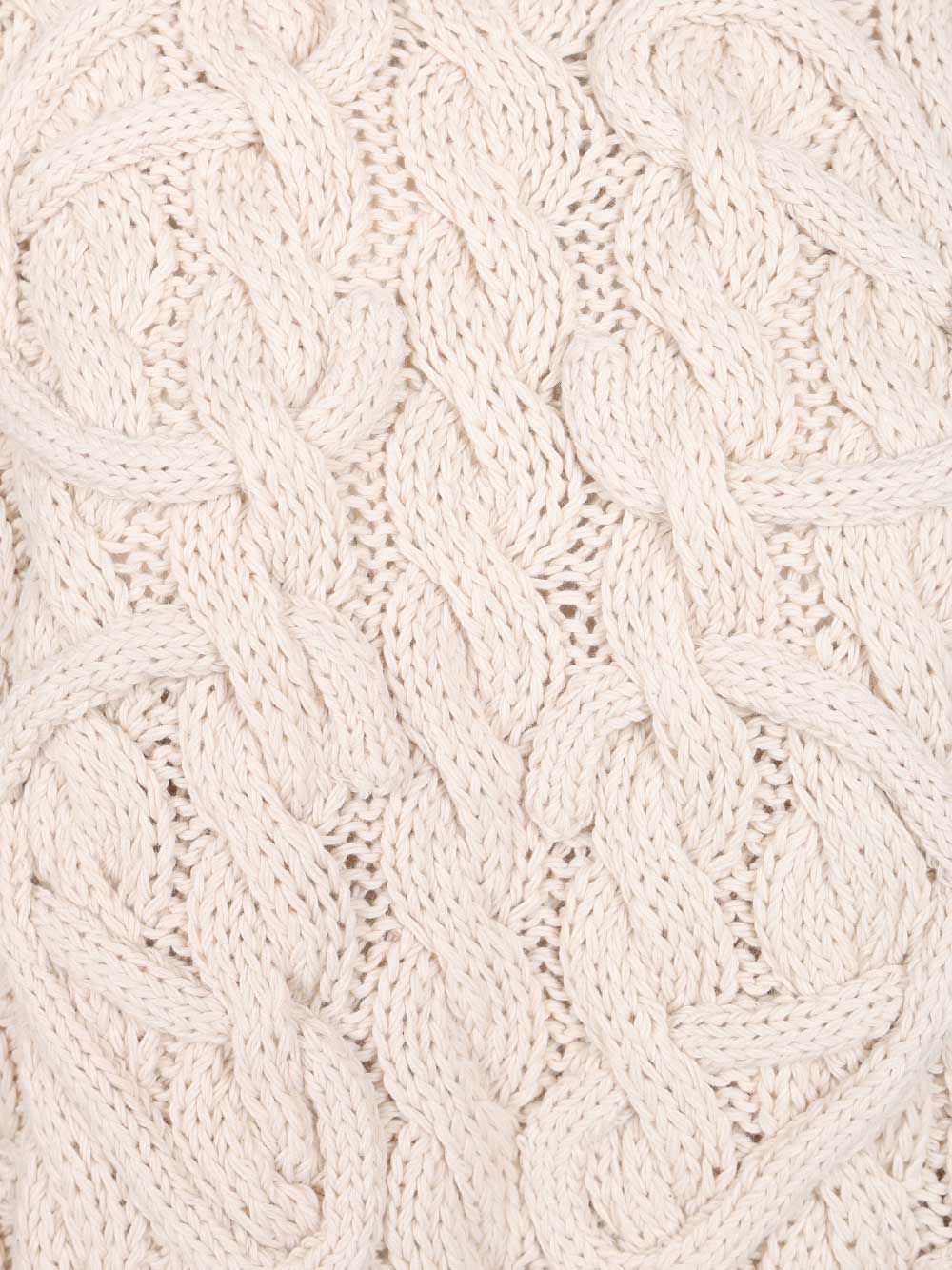 Loewe Anagram Sweater In Wool And Cotton Blend Sweatshirts - Beige | 43679c0da5b6a5a9914a1bce3f4ef602781663b8