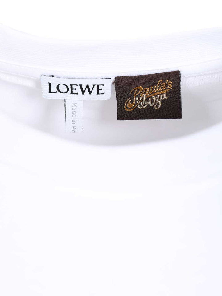 Loewe Regular Fit Cotton T-Shirt - White | a8cf6153756a067b11431bd40efd6b06cb4f9954