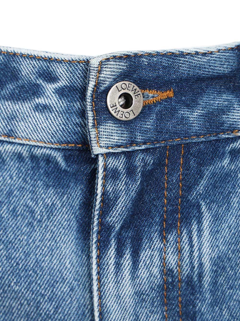 Loewe Slit Trousers Jeans - Blue | a3b002e1054b56b48d566e2acffac538c127f763