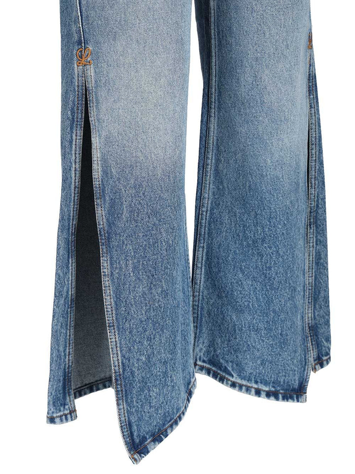 Loewe Slit Trousers Jeans - Blue | 7823732acfa88bda2088de01ffa1f42529b0815b