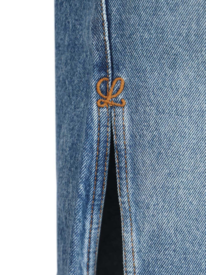 Loewe Slit Trousers Jeans - Blue | c63bea716aaa211b70f0788b18a1e864c7083054