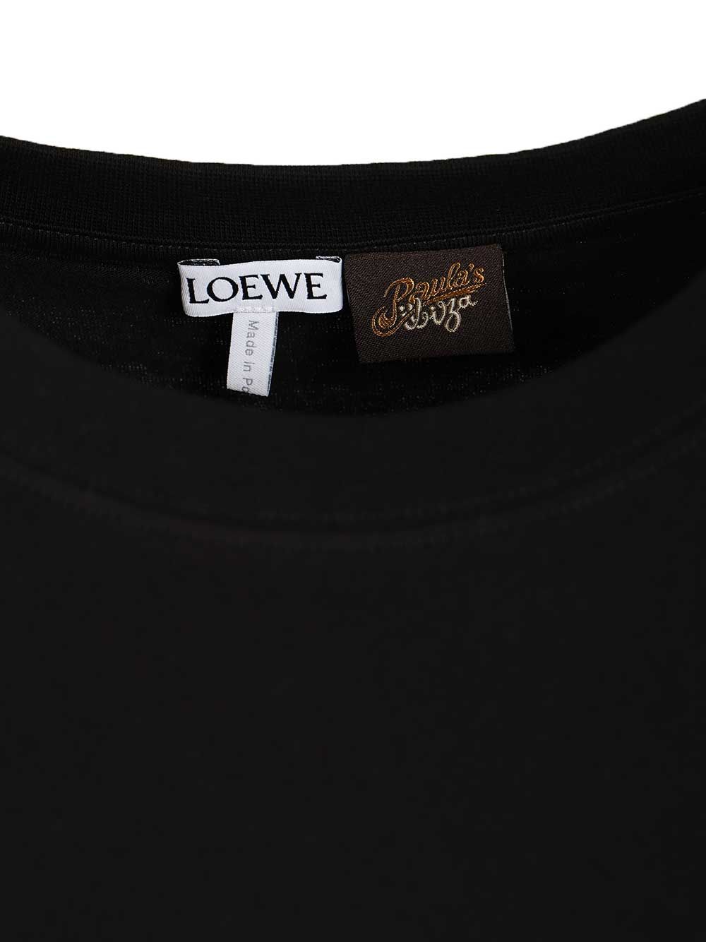 Loewe Boxy Fit Cotton T-Shirt - Black | 717e14e3c16d4ba03b6d7cf103c752d3566e6a14