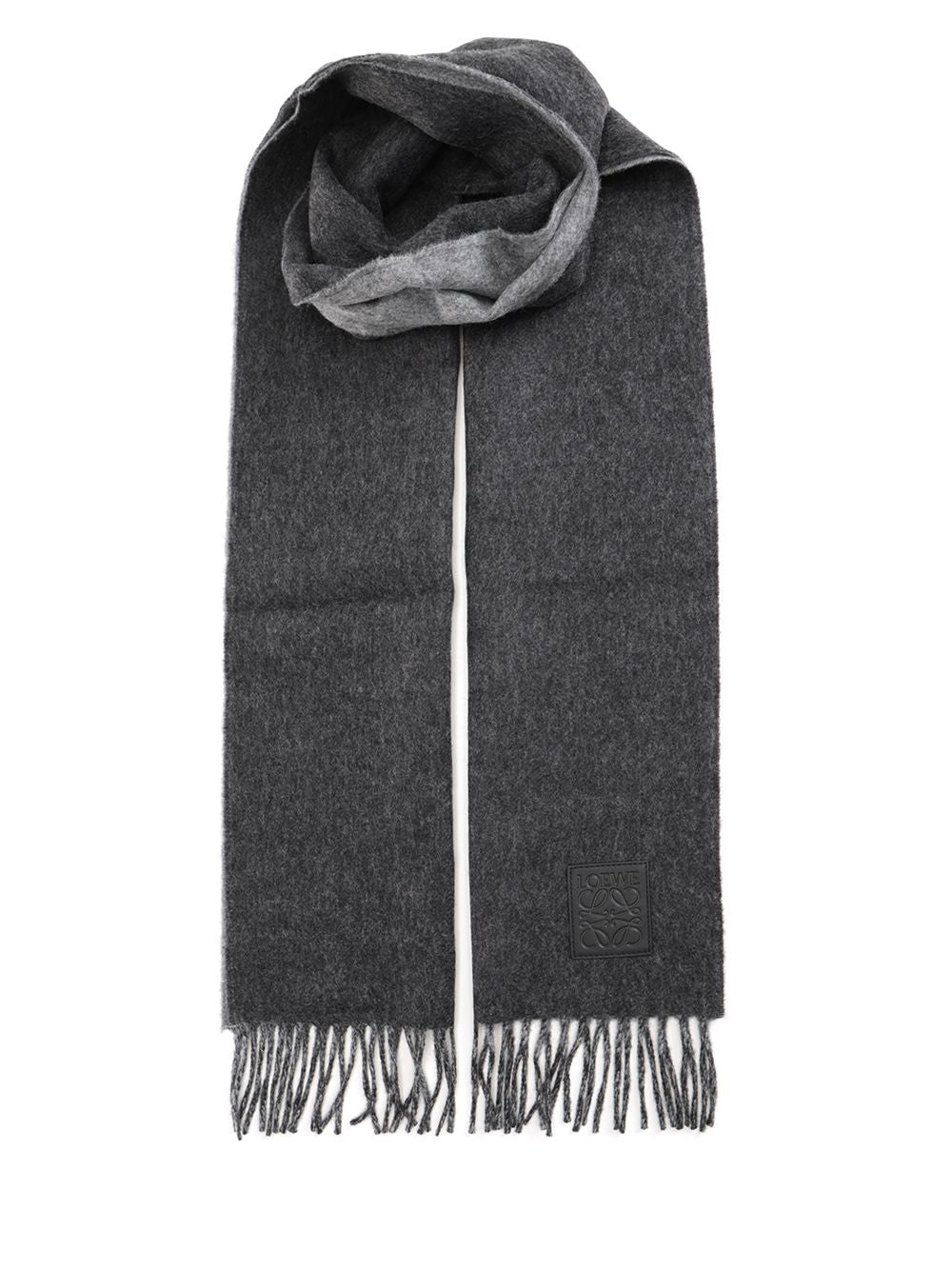 Loewe Scarf With Fringes Scarves And Foulards - Blue | 541c017070443b97d608d86890686ea8658c967b