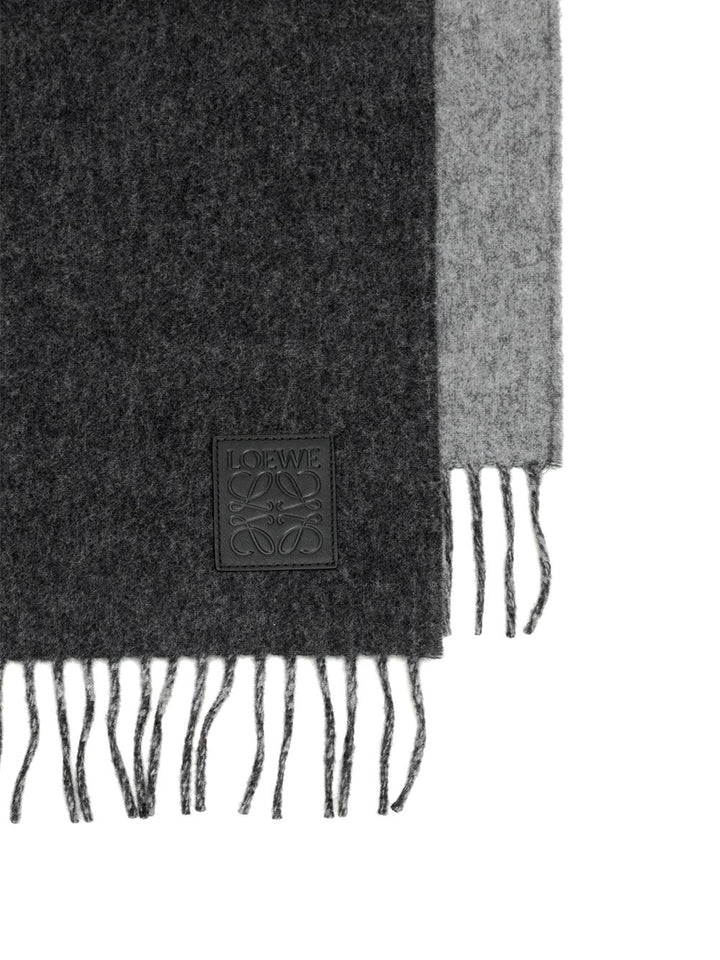 Loewe Scarf With Fringes Scarves And Foulards - Blue | 3debd0a75996ab191f7afb42656f82b1ac4ac3e3