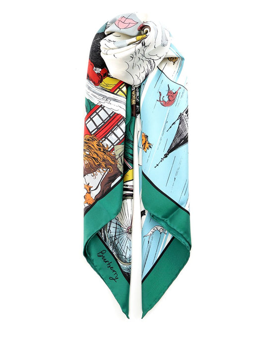 Silk Scarf Scarves And Foulards Multicolor