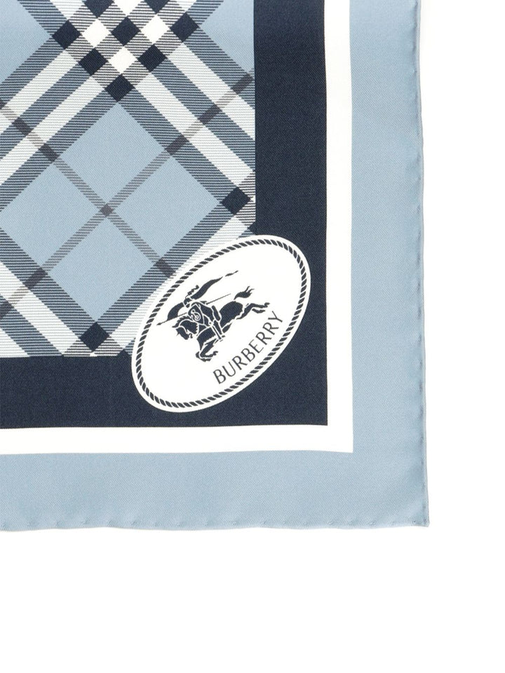 Burberry Check Scarves And Foulards - Light blue | 3c4ebe14bae513c55ba5dfbbdfc4ceaca50ce783