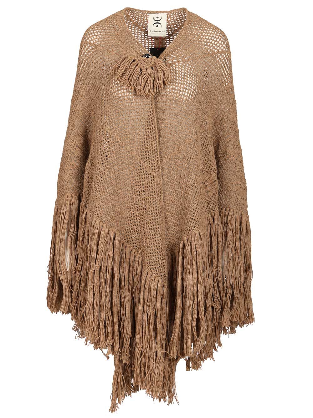 Chiarais Scialle Peonia 100% Alpaca Scarves And Foulards - Beige | 2f04d83678aa4d776c0c234a2cd030ff63dc813f