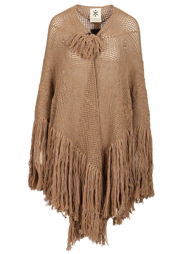 Chiarais Scialle Peonia 100% Alpaca Scarves And Foulards - Beige | 2f04d83678aa4d776c0c234a2cd030ff63dc813f