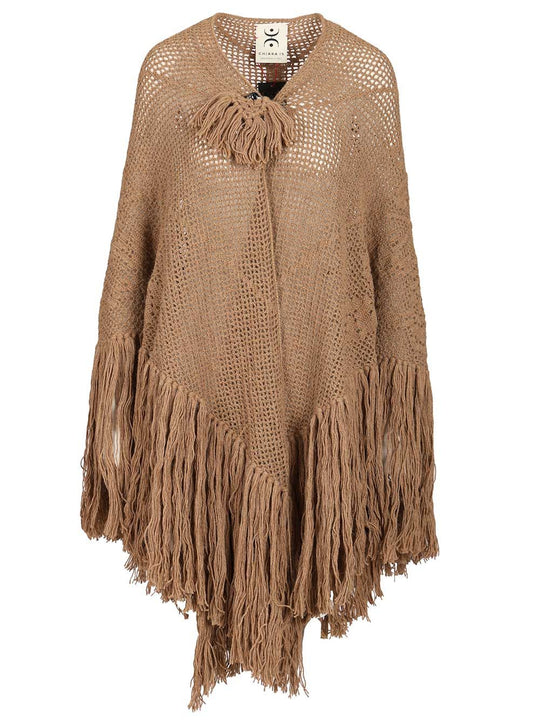 Scialle Peonia 100% Alpaca Scarves And Foulards Beige