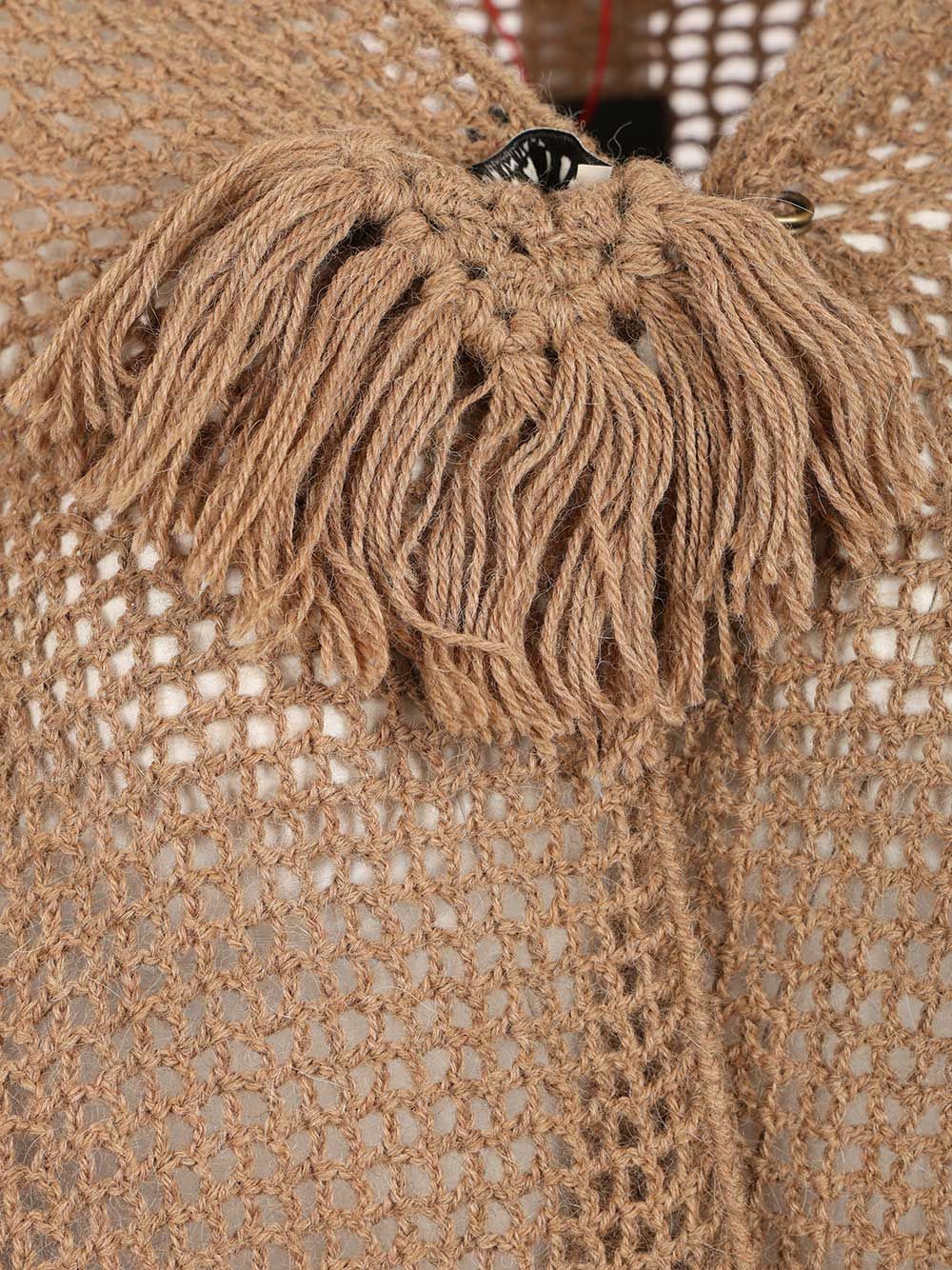 Chiarais Scialle Peonia 100% Alpaca Scarves And Foulards - Beige | 566cb96bb976992ced71209c8554e28c8ebeef1f