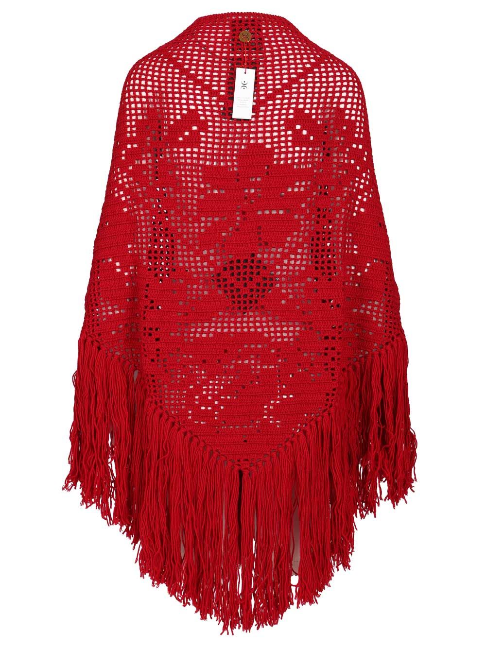 Chiarais Peony Shawl Scarves And Foulards - Red | c6f71addc1e283150b4b3b788ea384eee0cf1a35