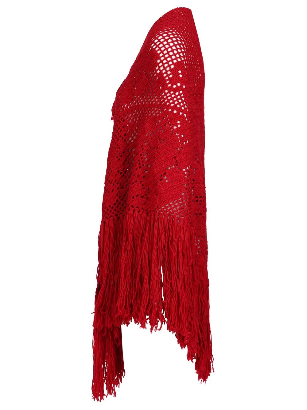 Chiarais Peony Shawl Scarves And Foulards - Red | 74ca617c0095e02a119a38fea6ce878a4b0ca52d