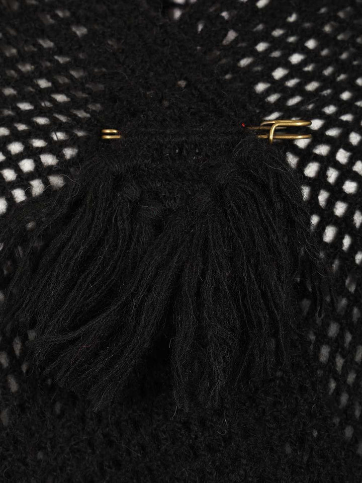 Chiarais Peony Knitwear - Black | eac02f24bc005a7452cb2dc0037f1847ea011edb