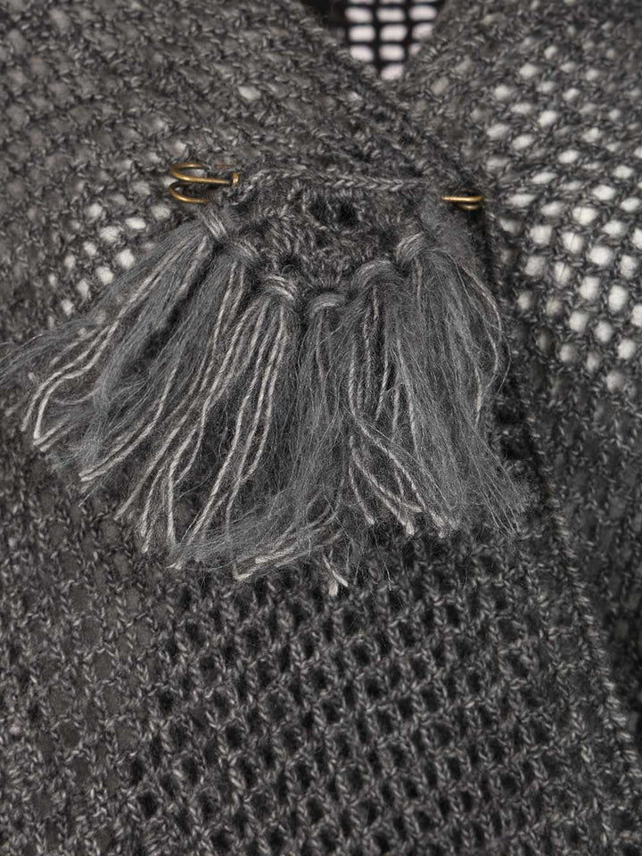 Chiarais Peony Knitwear - Grey | ec8981401e4ddb85401035c884e63597b7447ddd