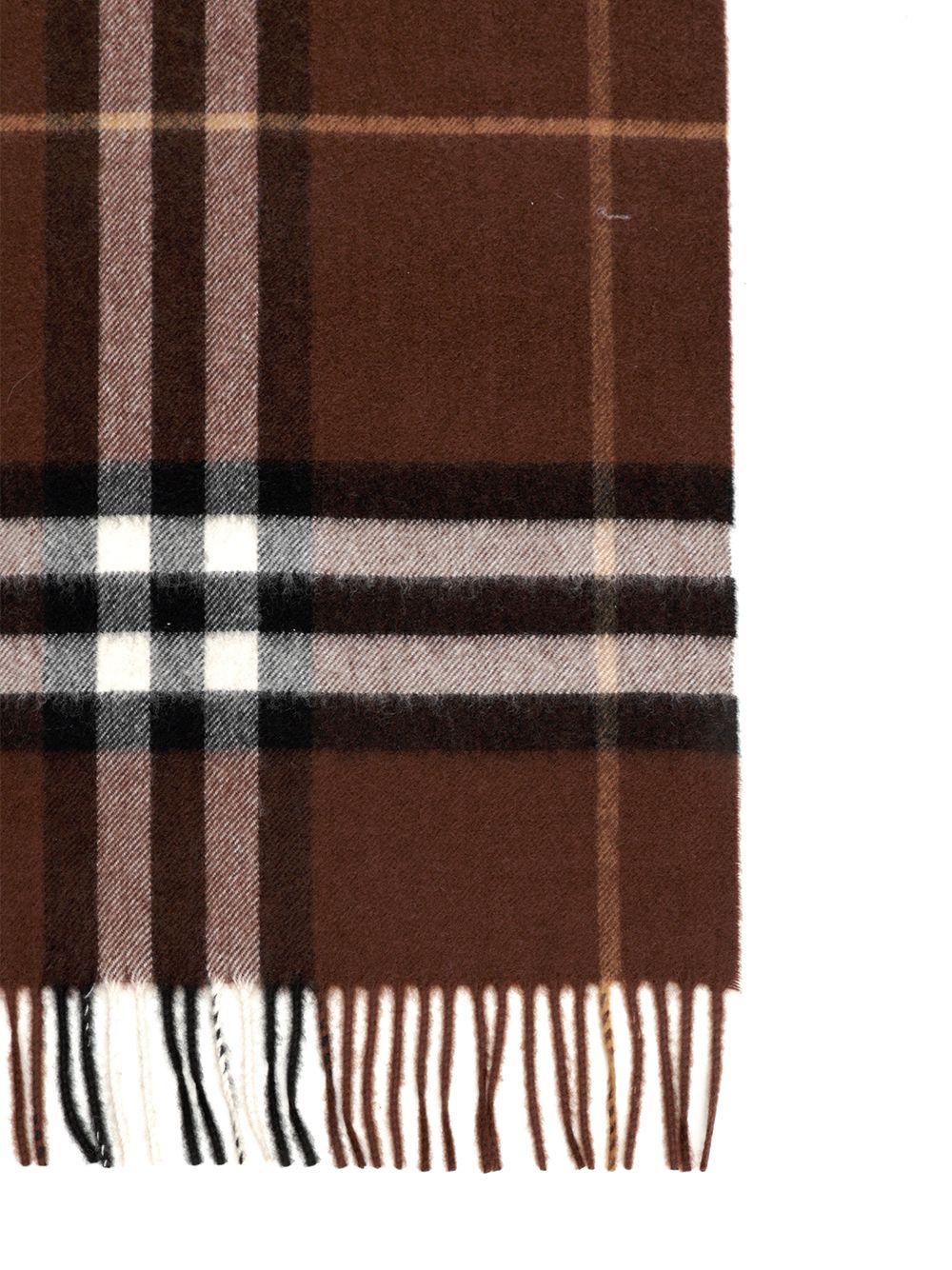 Burberry Check Scarf Scarves And Foulards - Brown | f387beec01ab9b7302cc00cb780f64ede0379f0d