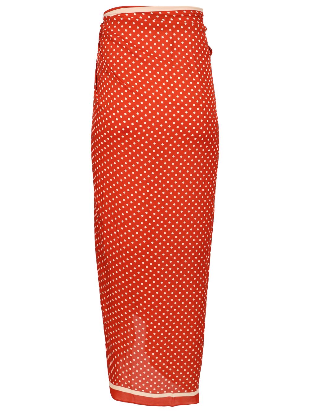 Matteau Silk Sarong Skirts - Red | ad421a1a4b2bfd83adaa4ff518c1b5066d65be6f