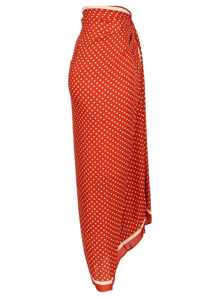 Matteau Silk Sarong Skirts - Red | a28a69b9fe4106af732c45cdf317036a8d882583