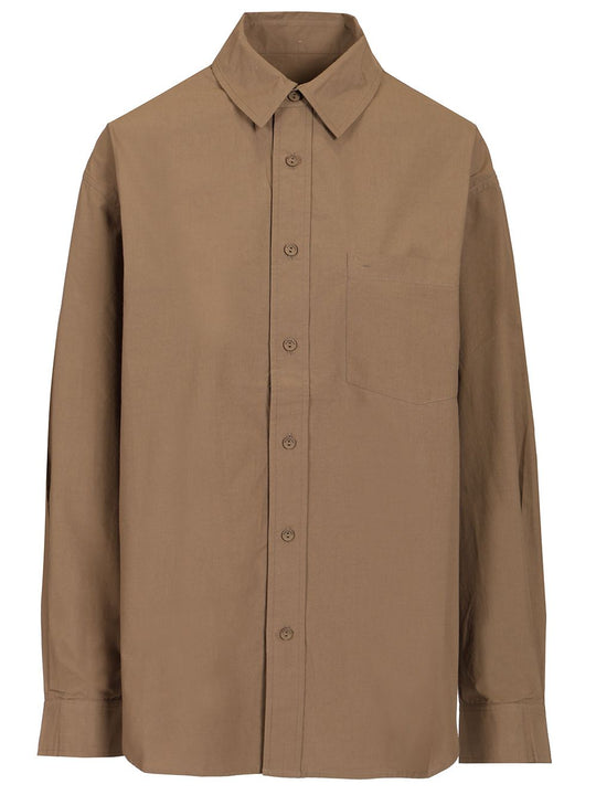 Relaxed Shirt Shirts Beige