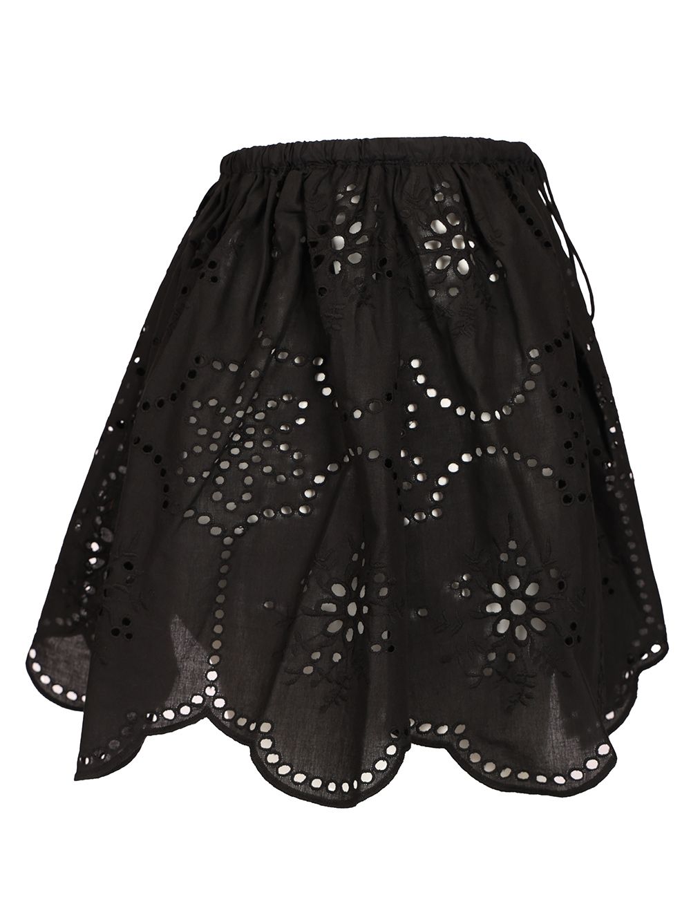 Matteau Broderie Mini Skirt Skirts - Black | 304f5fb9d94c8a9550a34344e5d4da4348f9adda