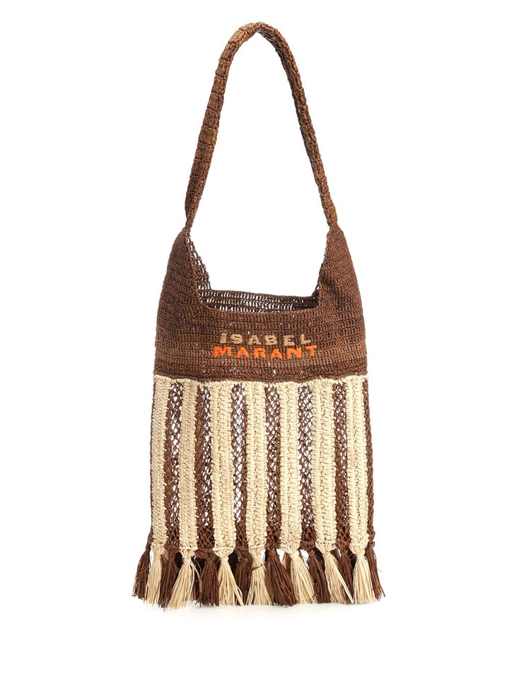 Isabel Marant Praia Shoulder Bags - Brown | 45df9731d99264c75b607270ca84a7337650b0d1