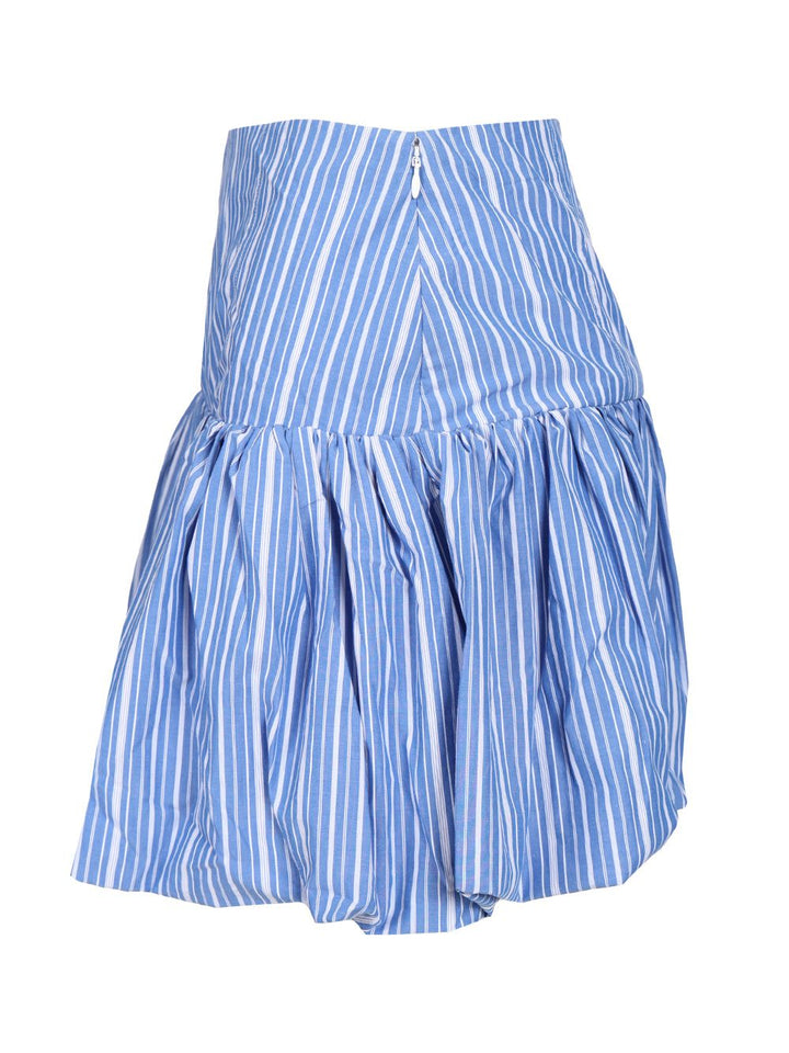 Ganni Striped Skirt Skirts - Light blue | ca87a887f13b750b133be118ade0a31b135275f5