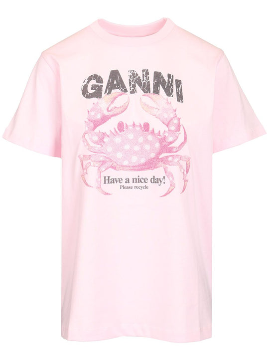 With Print T-Shirt Rose