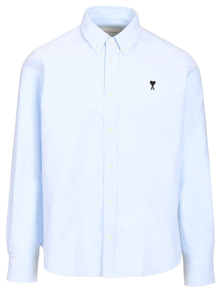 Ami Button-Down Shirt Shirts - White | 14bc40936989007fc220e54dc9371d98a1999b6b