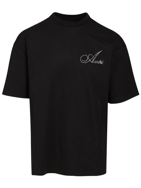 Cryst Script Logo Lj Skate Tee T-Shirt Black