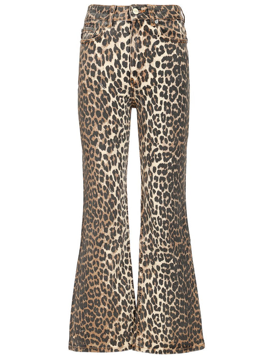 Cropped Jeans Animalier