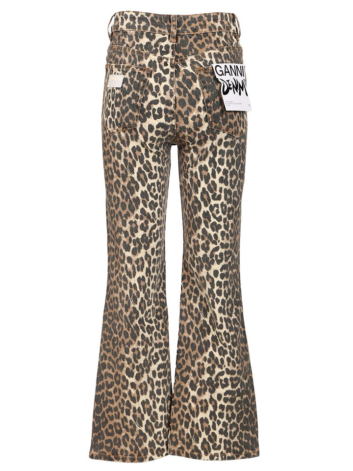Ganni Cropped Jeans - Animalier | 1f4c650d07f7d174aaa84ea7b28fdbf62ec08d80