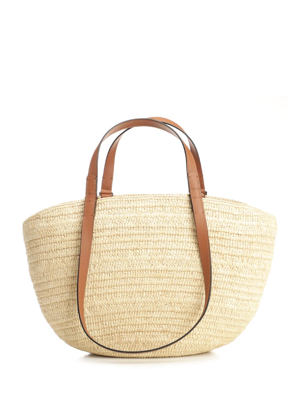 Loewe Eclipse Medium Basket Bag In Raffia Handbags - Beige | cca139653eb8c30fbb03436c5c8d48c8aa676764