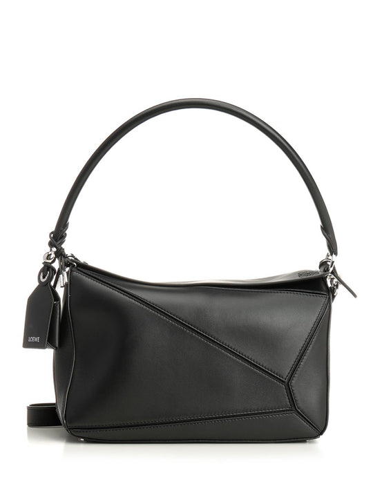 Puzzle Featherlight Shoulder Bags Black