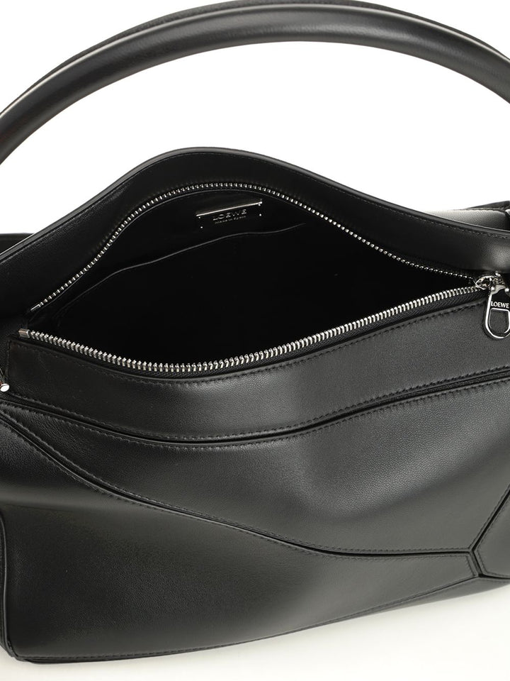 Loewe Puzzle Featherlight Shoulder Bags - Black | a2c5dcf4ce62e6a4cc4773bf6c5d31ccc6ab4408