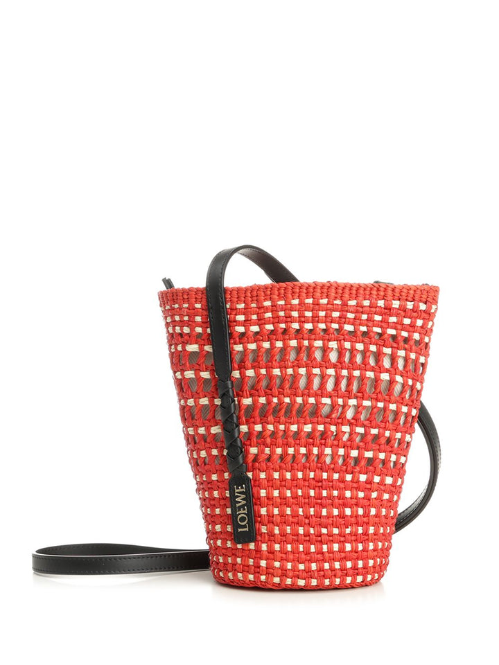 Loewe Braid Bag Crossbody Bags - Red | 4bea2033a0bb5a28dc6940108f872222fcd79eca