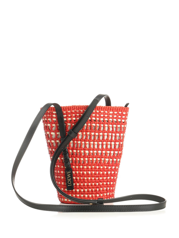 Loewe Braid Bag Crossbody Bags - Red | 5d18dfc2eec8ec9d2bd87cd81dacd81b3c703854